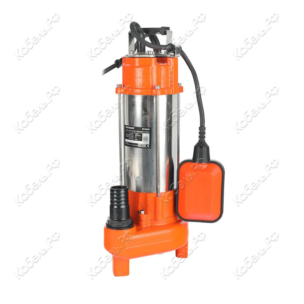 Изображение товара Дренажный насос PATRIOT FQ 500 N 0,5 кВт для частного дома и выгребных ям