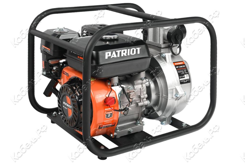 Изображение товара Бензиновая мотопомпа PATRIOT MP 3065 SF мощность 5,09 кВт горизонтальный насос