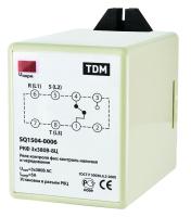 Реле контроля фаз цокольное серии РКФ 3х380В-8Ц TDM Electric SQ1504-0006