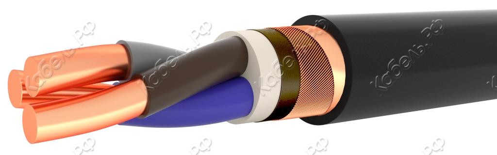 Изображение товара Кабель ППГЭнг(A)-HF 3х4-1 из медных жил безгалогенной изоляции для электроснабжения