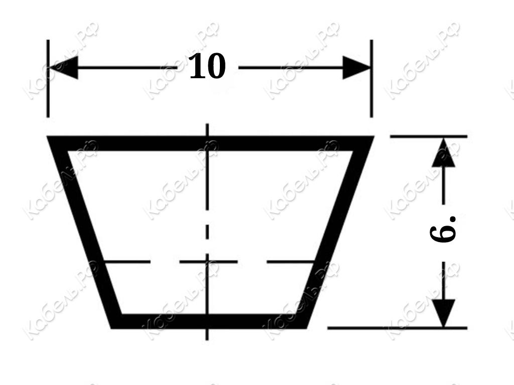 Ремень клиновой Z 45 Li=1145 мм, Ld=1167 мм SWR купить по низкой цене -  Кабель.РФ