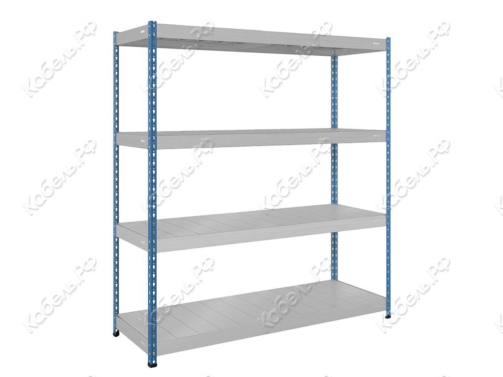 Изображение товара Стеллаж оцинкованный настил SB 200х183х61/4 ПРАКТИК для склада и офиса