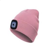 Фонарь-шапка 120Лм 3 режима 200мАч розовая КОСМОС KOCHat_pink