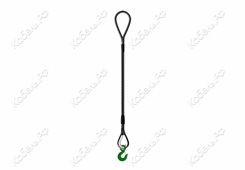 Изображение товара Строп канатный 1СК-2/2000 заплет HITCH для грузов надежное промышленное оборудование