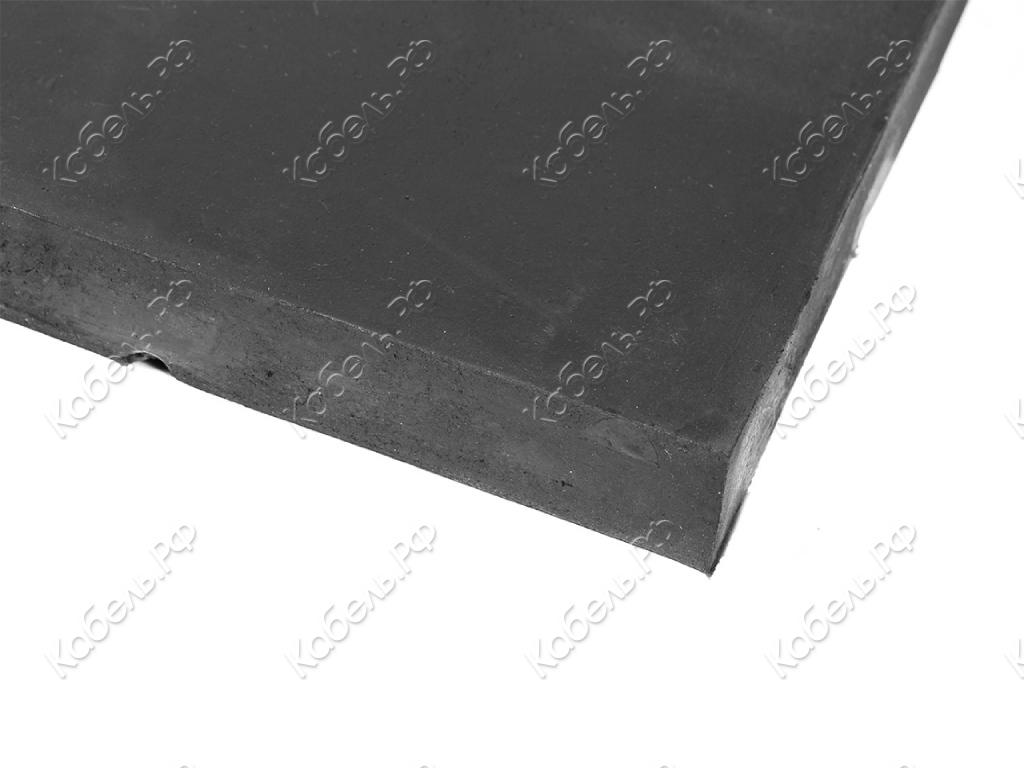 Изображение товара Техпластина 30 мм МБС-С 2Ф 520х520 мм резиновая маслобензостойкая