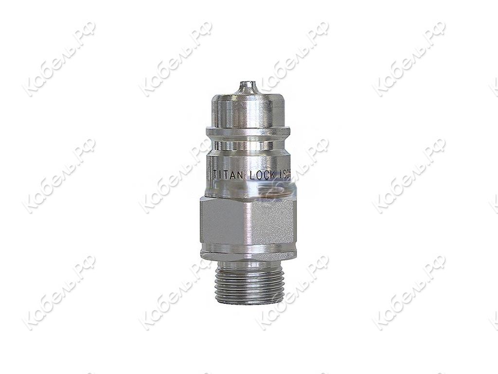 Изображение товара БРС M-1/2 оцинкованная сталь TITAN LOCK TL4M-PM/20X1.5 для гидравлики