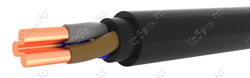 Изображение товара Кабель ВВГнг(A)-LS 3х25-6 медный, ГОСТ, пожаробезопасный, 6 кВ