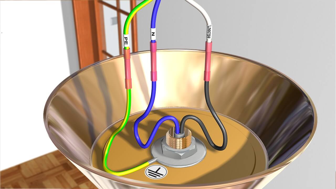 Какой провод нужен для подключения люстры Как подключить люстру
